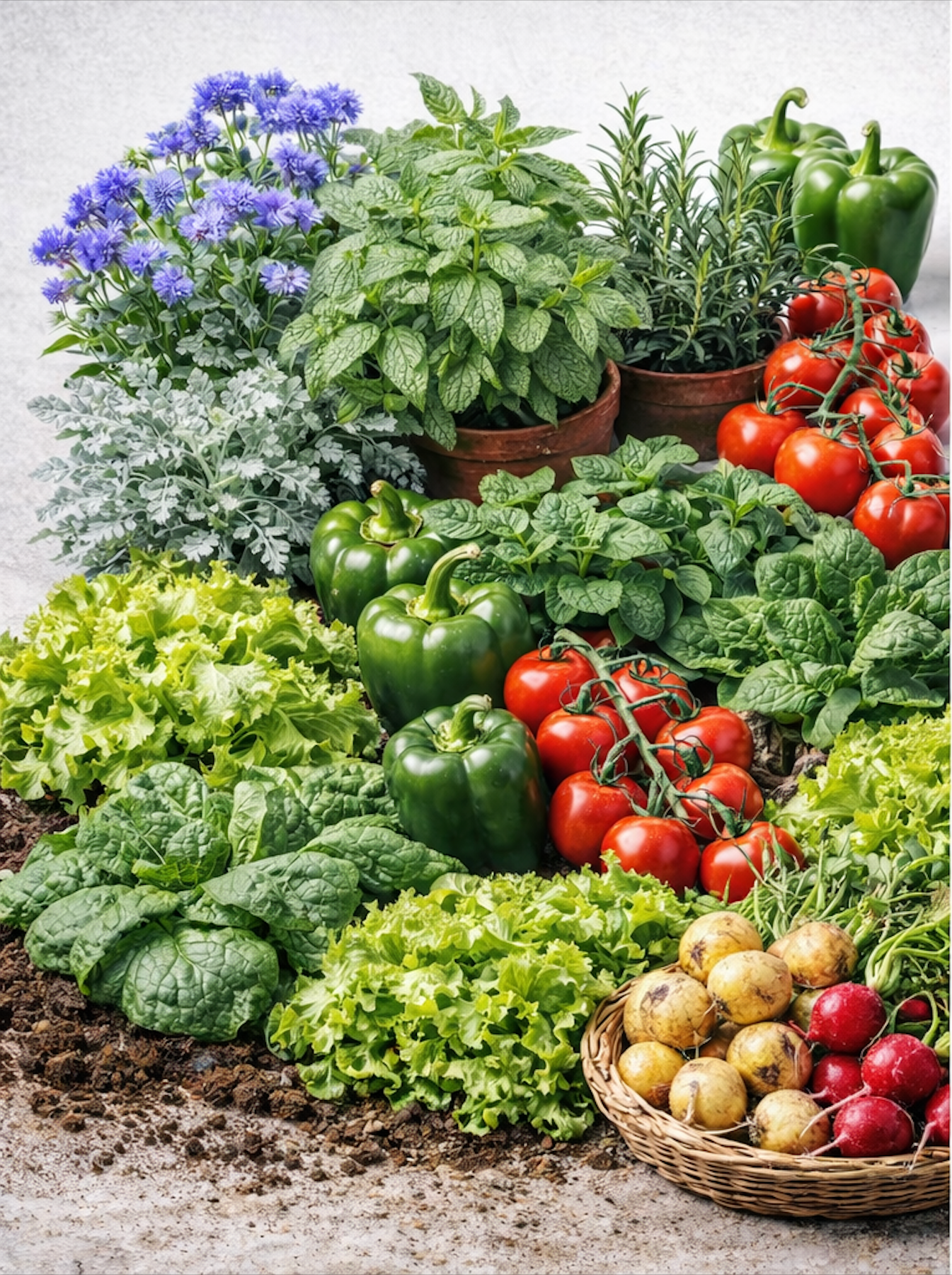 Premium Vegetable & Culinary Herb Seeds Set – Fresh & Flavorful Garden Collection